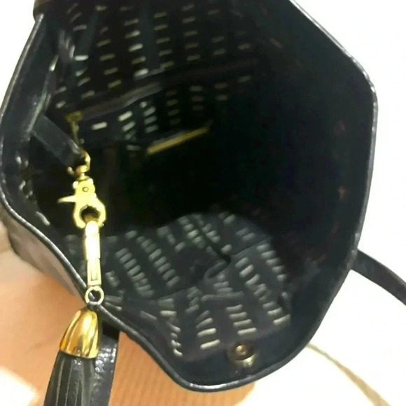 Rebecca Minkoff black leather shoulder handbag - Picture 6 of 10